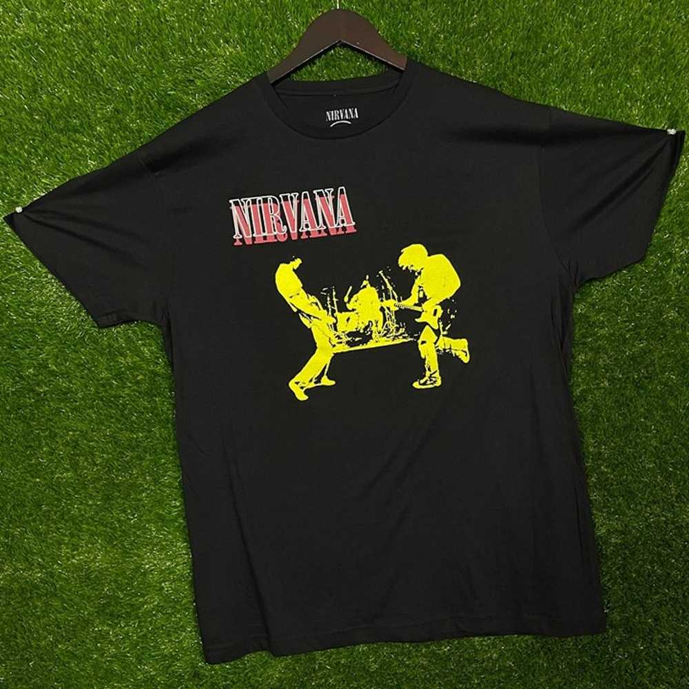 Vintage nirvana rock band T-shirt size XL - image 4