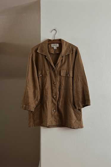 Y2K LINEN FLAX CHORE JACKET