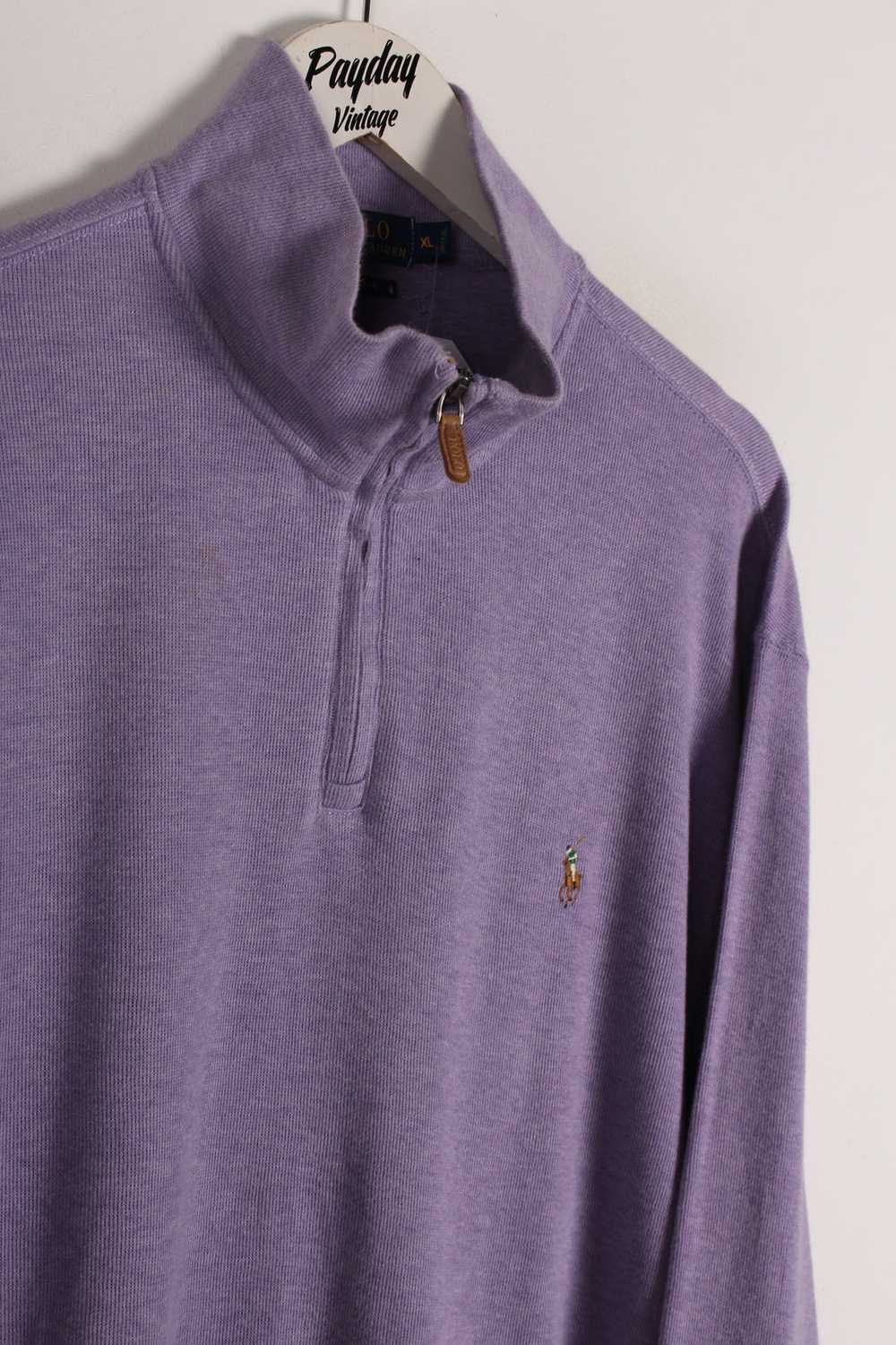 Ralph Lauren 1/4 Zip Sweatshirt XL - image 2