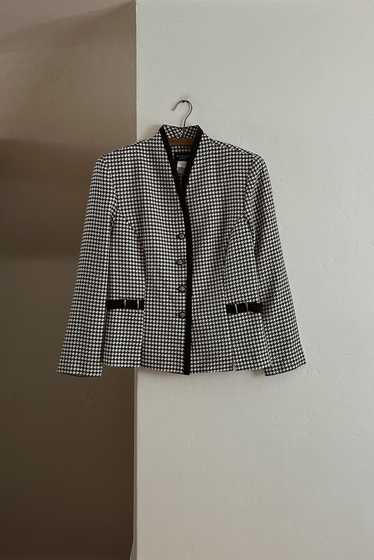 1990's TEXTURED HOUNDSTOOTH BLAZER