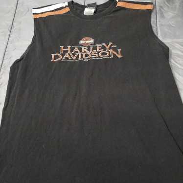 Vintage Harley Davidson Sleeveless Shirt