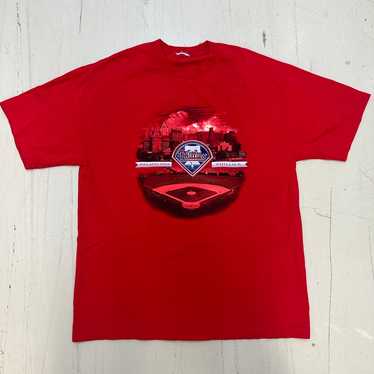 Vintage Y2K red Philadelphia Phillies T-Shirt - image 1