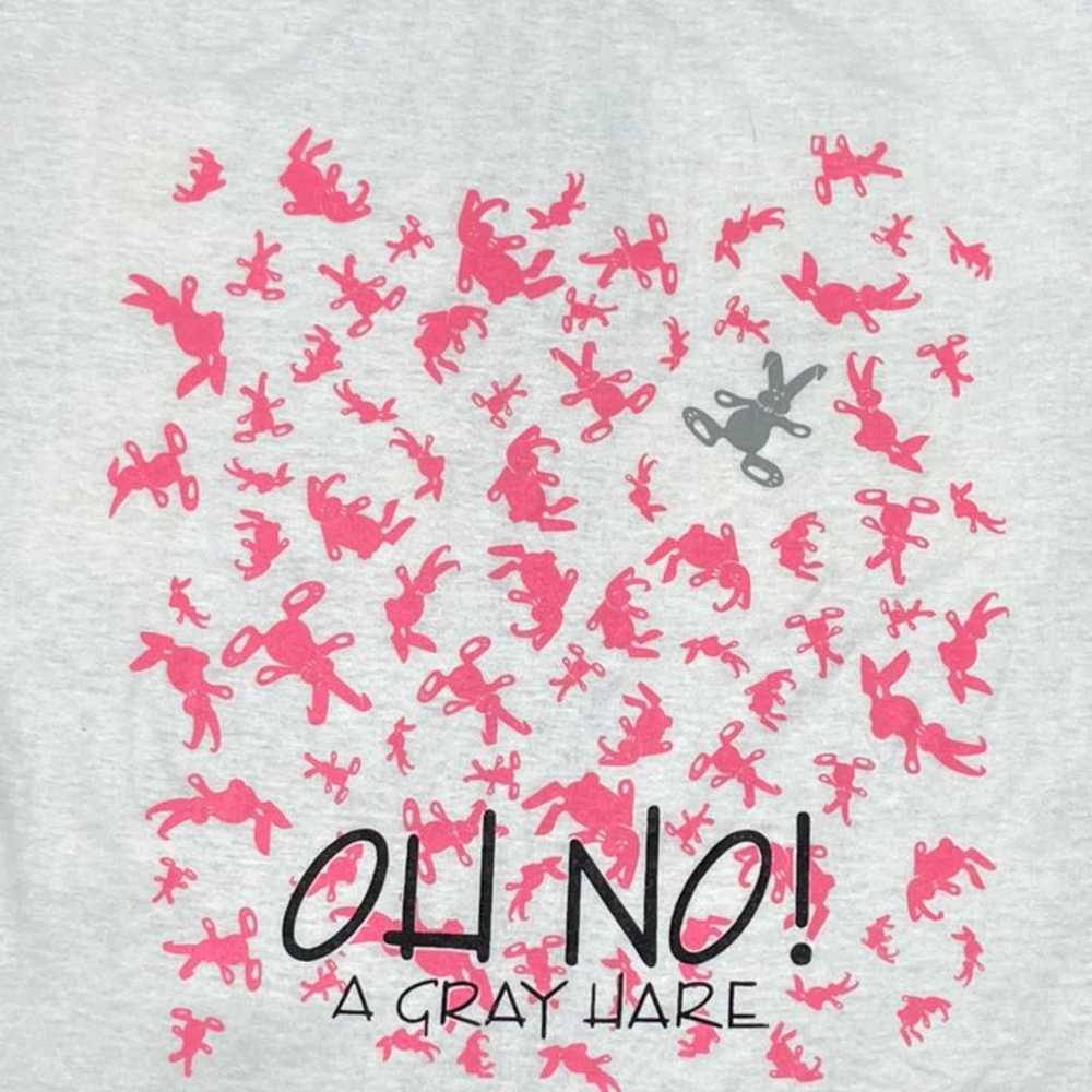 Vintage t shirt soft funny joke “oh no, a gray ha… - image 2