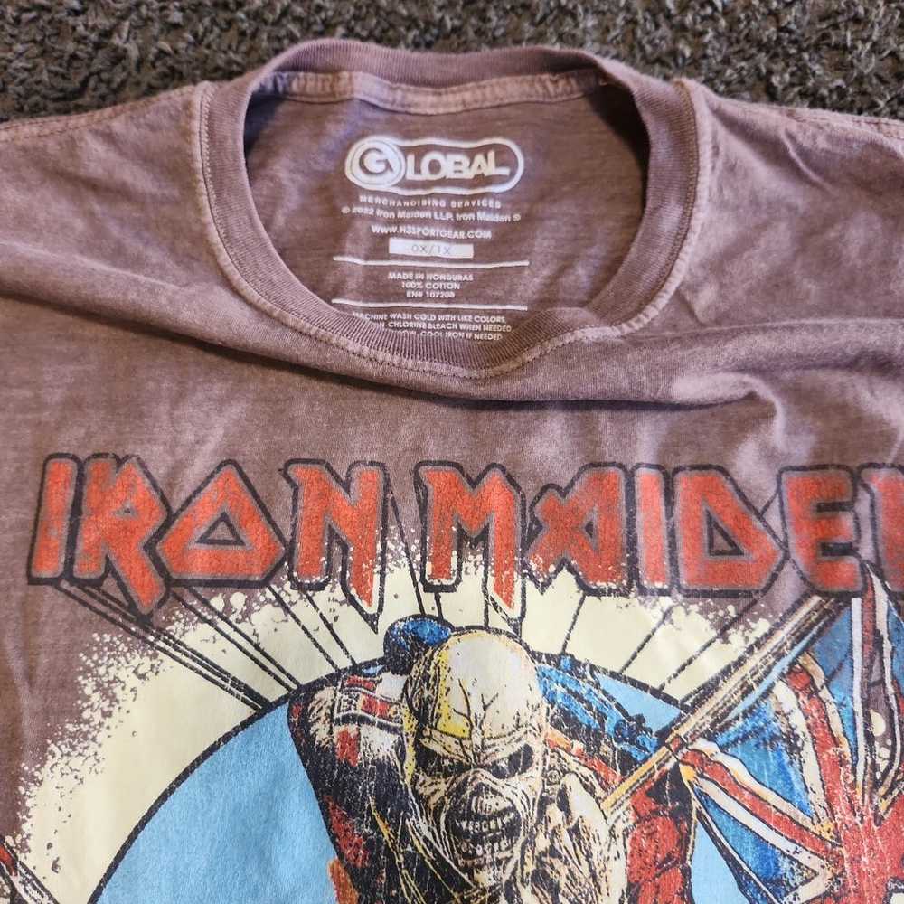 Iron Maiden tee 1X - image 2