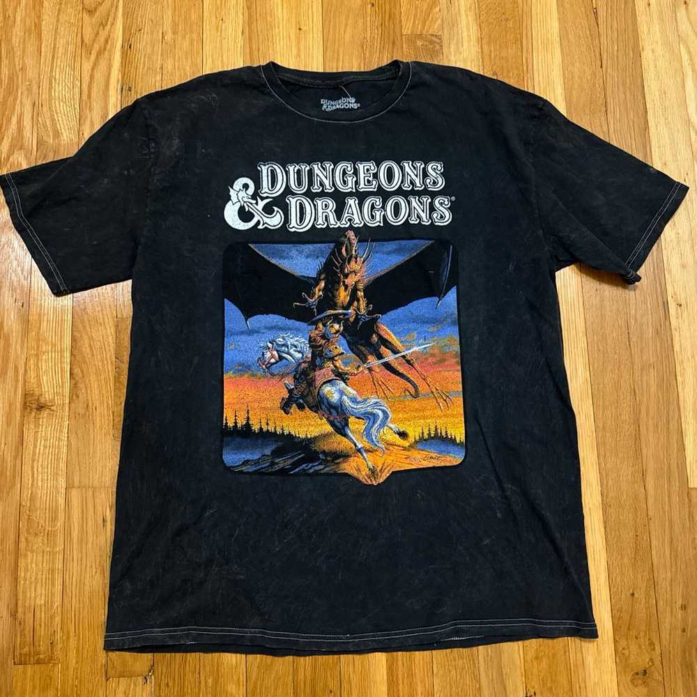 Dungeons And Dragons Retro RPG Fantasy Short Slee… - image 1