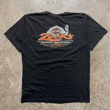 Vintage harley davidson black graphic