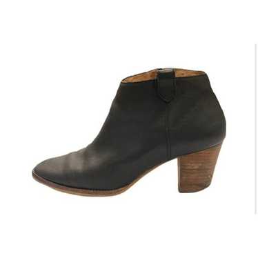 Madewell Billie black leather booties