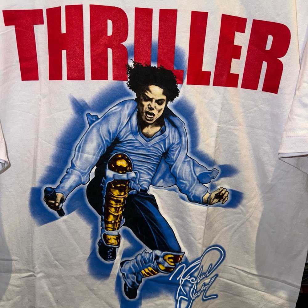 Y2K NWOT  Michael Jackson Thriller Shirt Size Xl - image 2