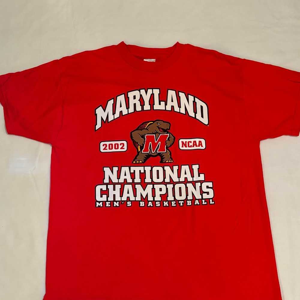 Vintage University Of Maryland 2002 NCAA Men's Ba… - image 1