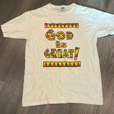 Vintage Apex One - Single-Stitch “God Is Great” R… - image 1