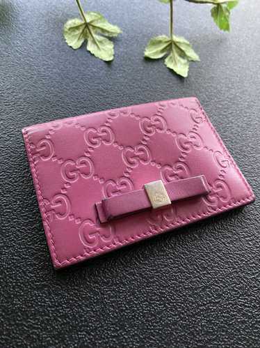 Gucci Gucci GG monogram leather card holder