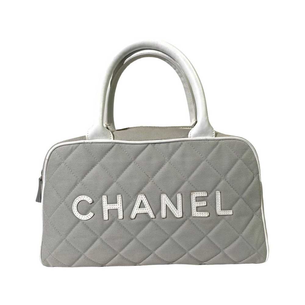 Chanel × Vintage Chanel Sports Gray Quilted Mini … - image 1