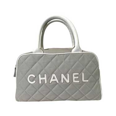 Chanel × Vintage Chanel Sports Gray Quilted Mini … - image 1