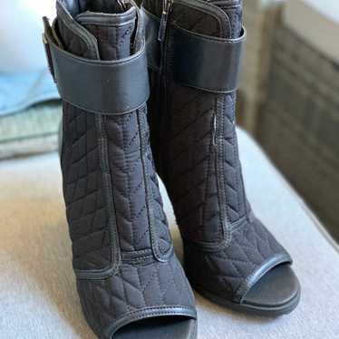 open toe boots