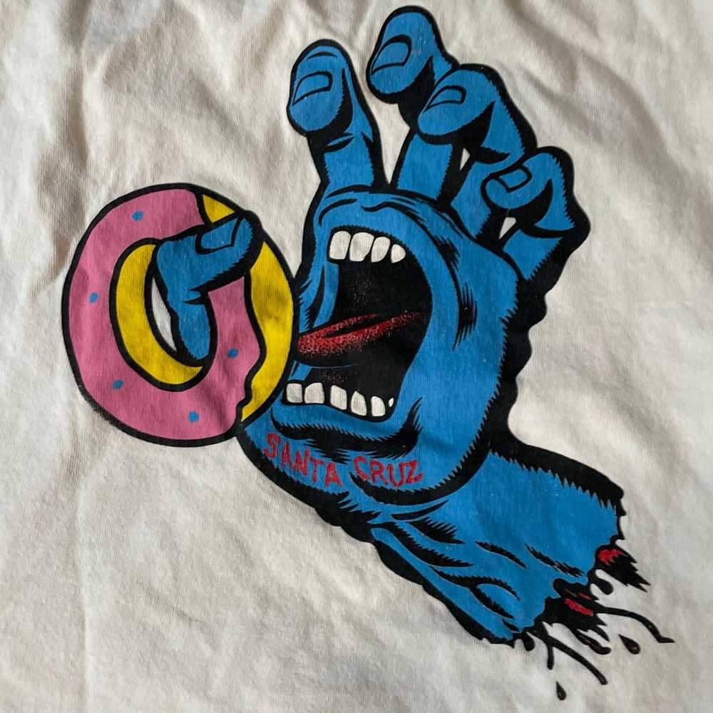 VTG 90s Santa Cruz Odd Future T-Shirt Screaming H… - image 2