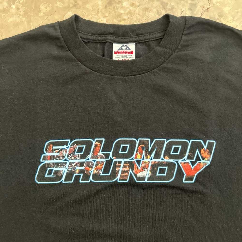 Vintage 1998 Solomon Grundy Grunge Band Shirt Sz … - image 2