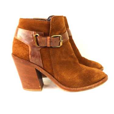 Aquatalia Leather Distressed Factory Look Booties… - image 1