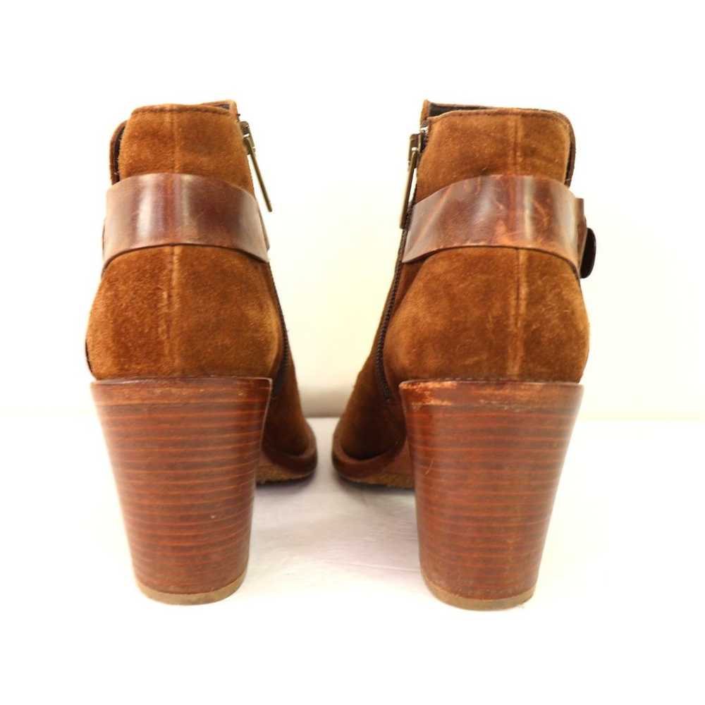 Aquatalia Leather Distressed Factory Look Booties… - image 4