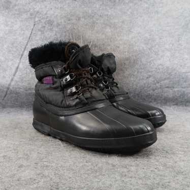 Sorel Boots Womens 9 Lace Up Winter Snow Faux Fur 