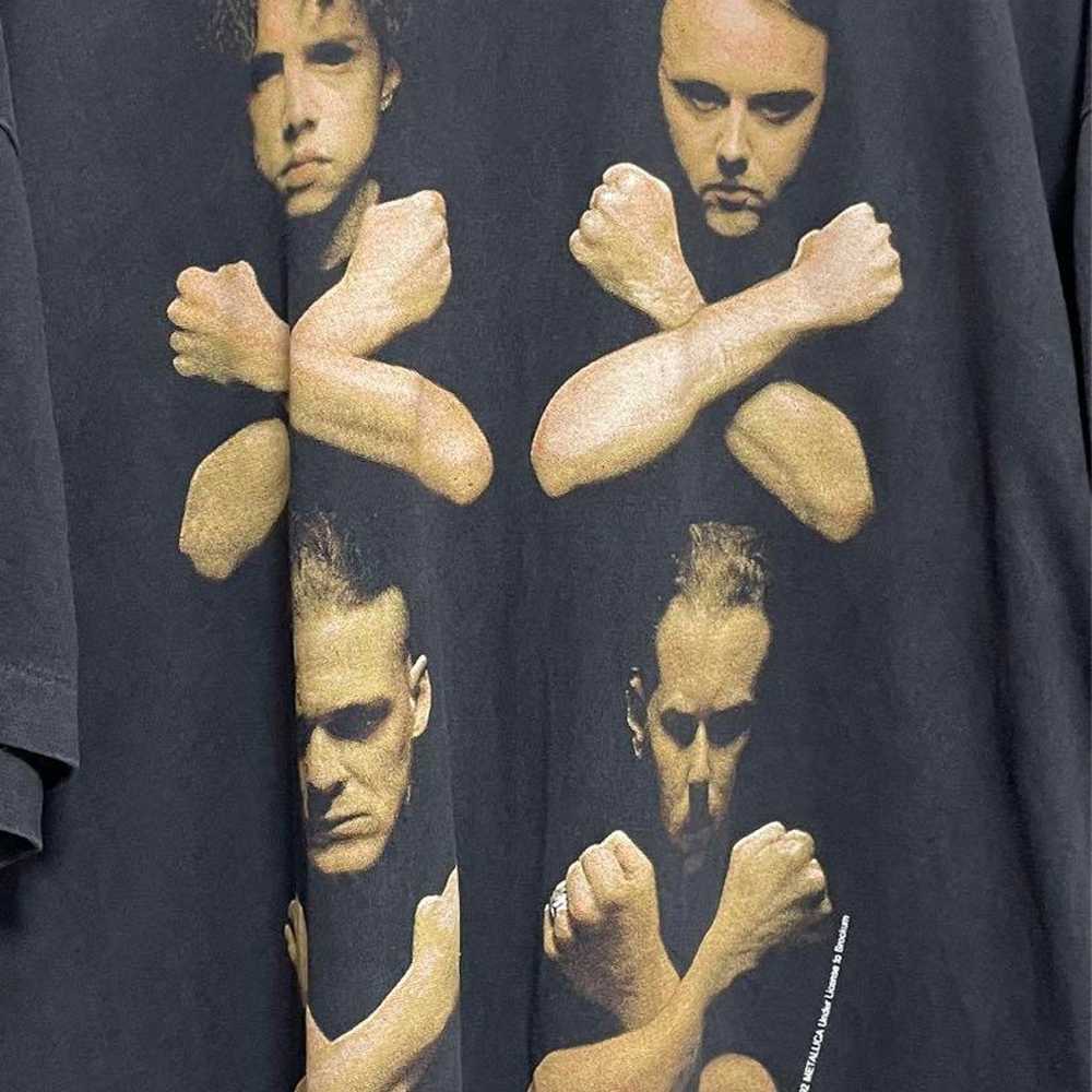 METALLICA Metallica T-shirt Shoulder width 59 Bod… - image 12