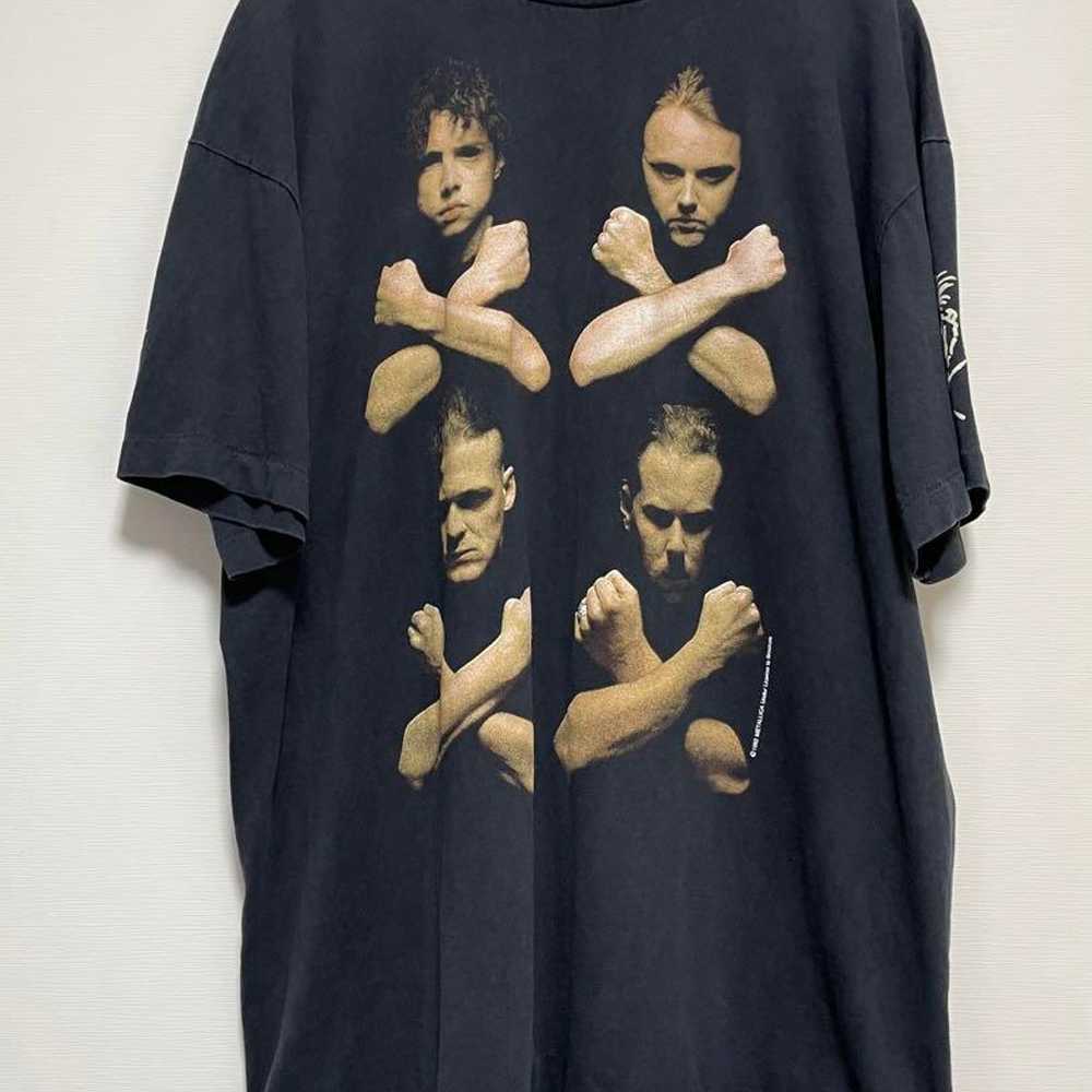 METALLICA Metallica T-shirt Shoulder width 59 Bod… - image 1