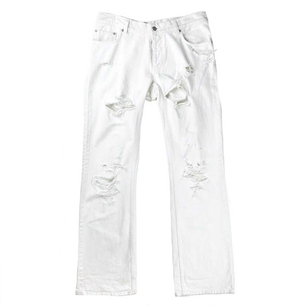 Helmut Lang Thrashed Helmut Lang Sample Bootcut D… - image 1