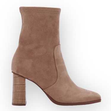 DOLCE VITA NWOB Petya Suede Ankle Sock Booties Ta… - image 1