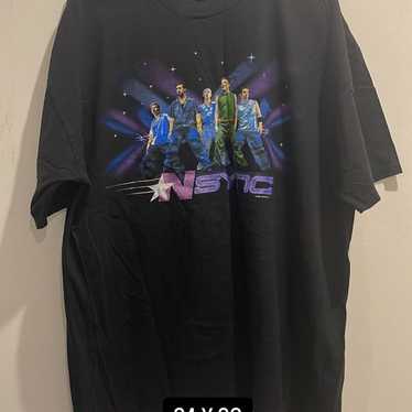 RARE Year 2000 *NYSNC Tour Band Tee - image 1