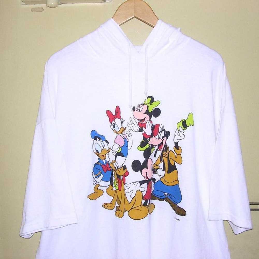 90s USA-made DEAD Disney Big Silhouette T-shirt w… - image 2