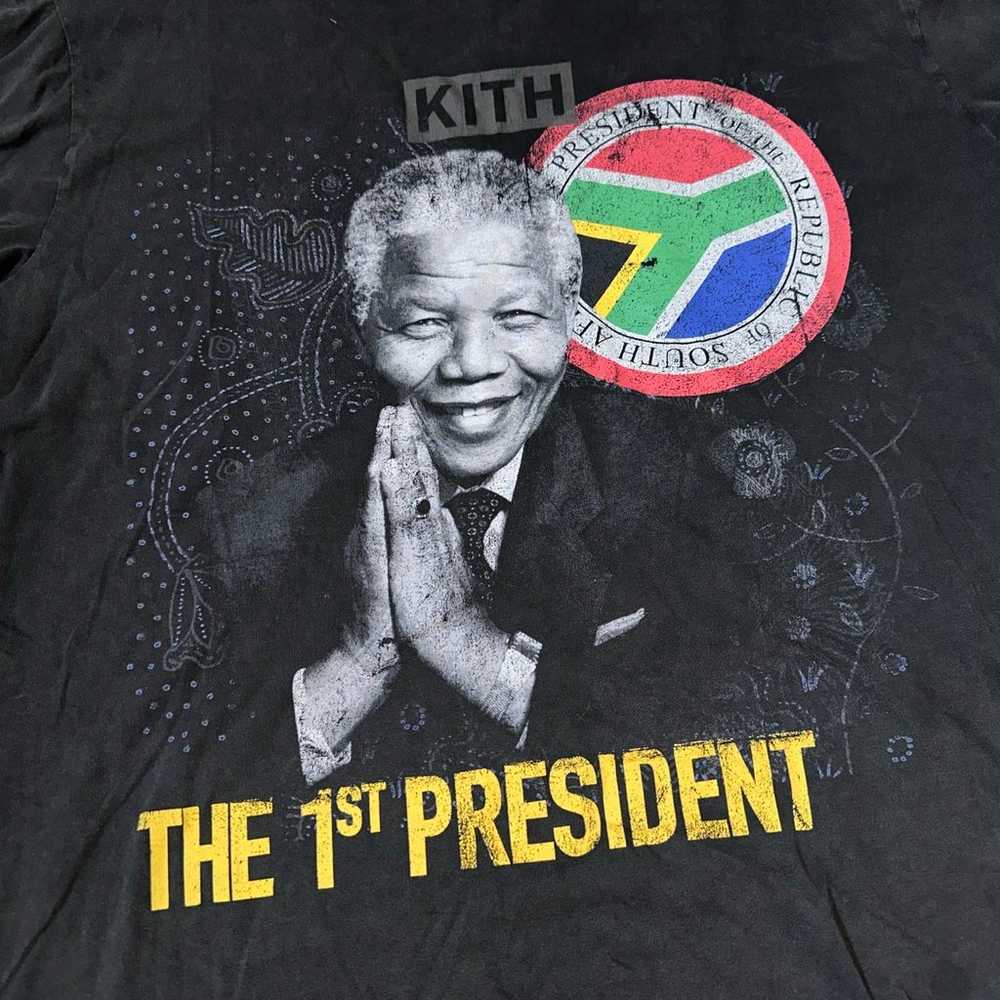 KITH x Nelson MANDELA Day 2021 Vintage Faded Tee … - image 2