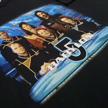 Vintage 90's Fruit of the Loom Babylon 5 Drama Sh… - image 1