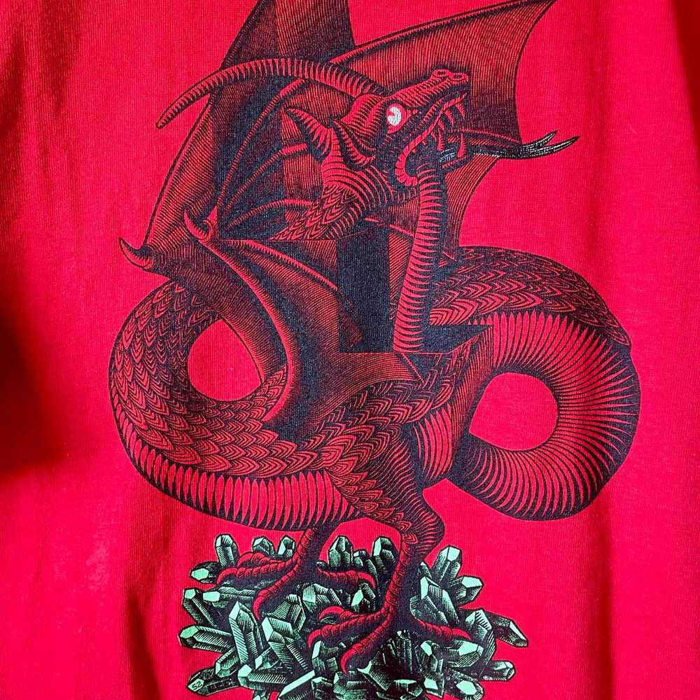 Vintage 1990 MC ESCHER Dragon shirt XL - image 6