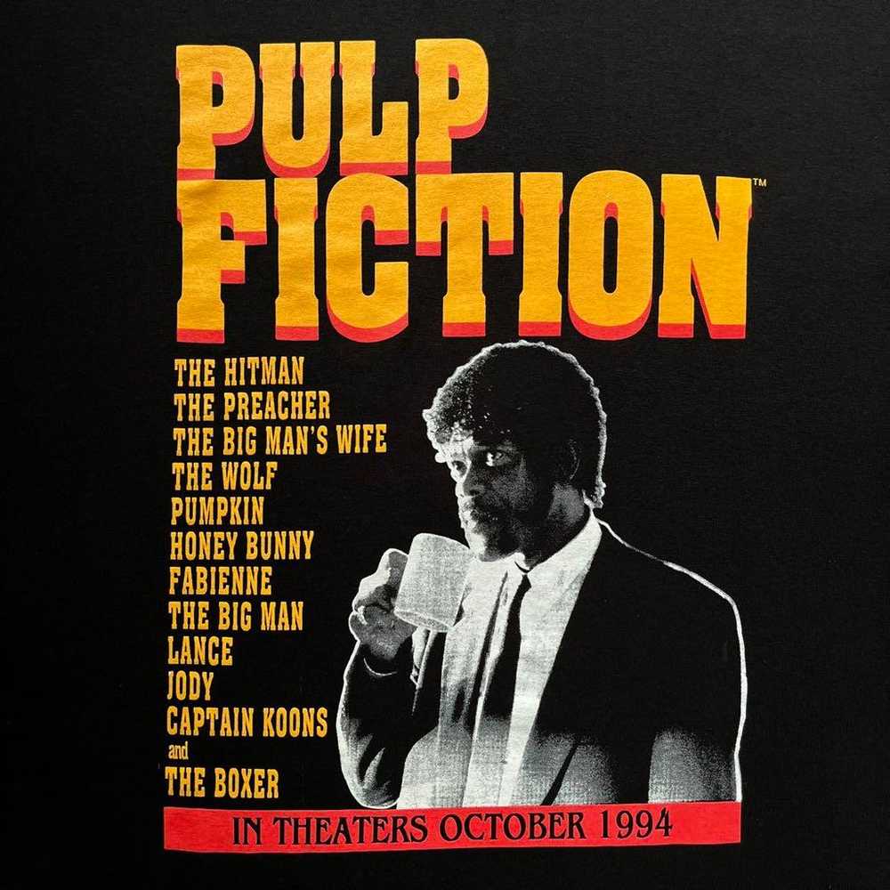 Pulp Fiction T-shirt Vintage Movie T Tarantino Bl… - image 5