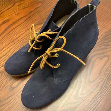 Sperry Suede Wedge Booties