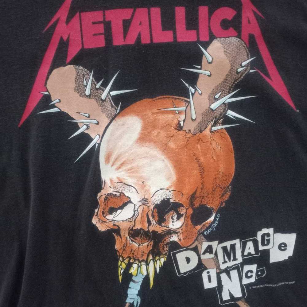 vintage metallica shirt XL 1994 Damage Inc mint c… - image 2