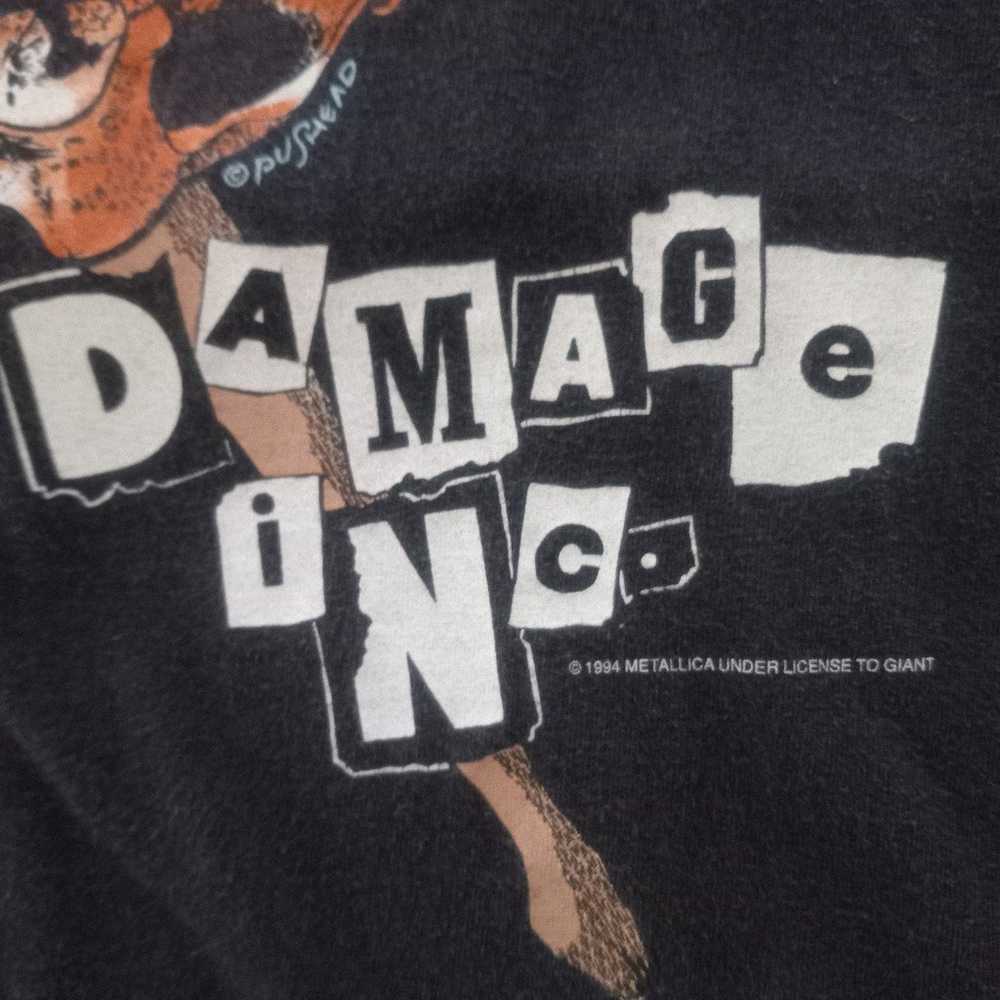 vintage metallica shirt XL 1994 Damage Inc mint c… - image 3