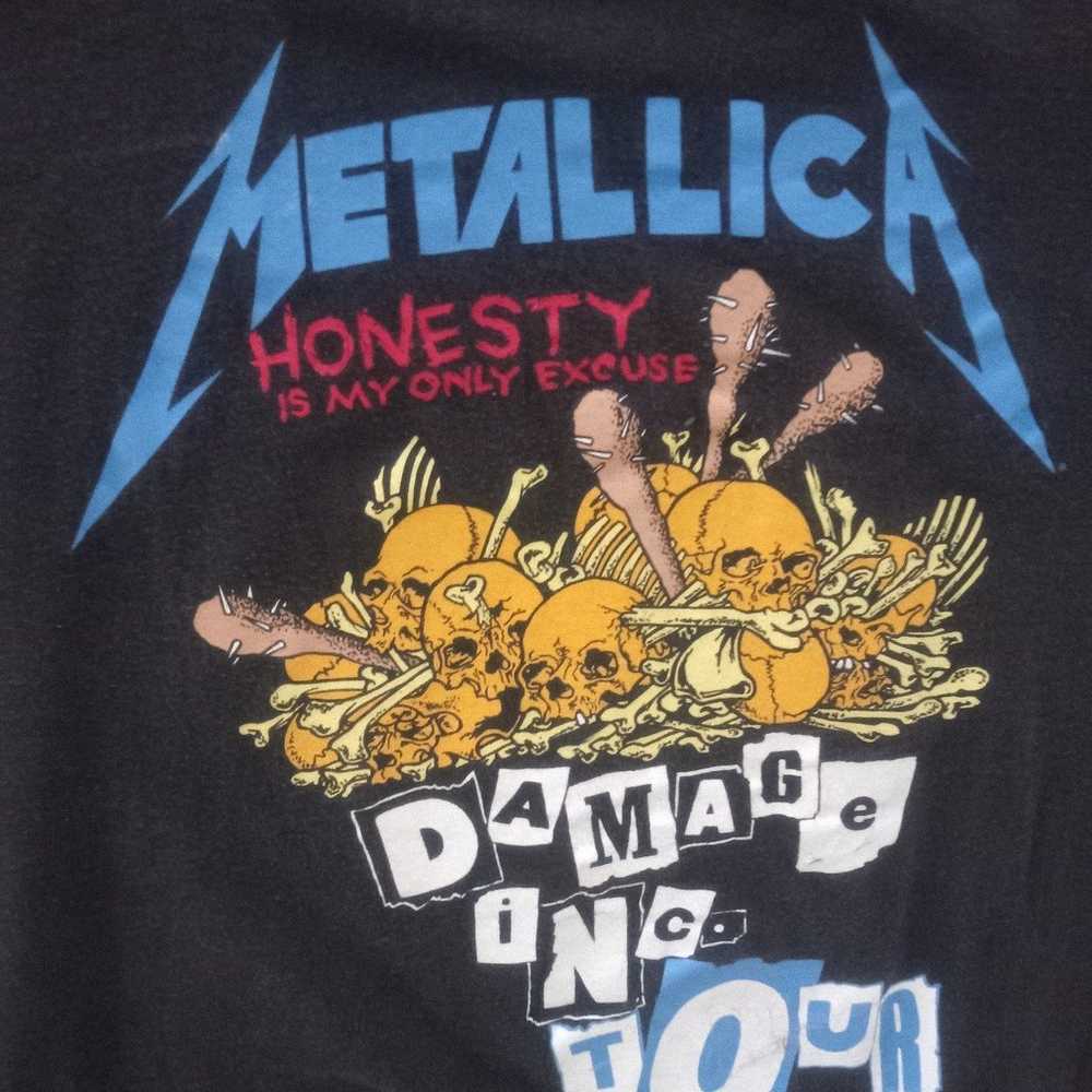 vintage metallica shirt XL 1994 Damage Inc mint c… - image 9