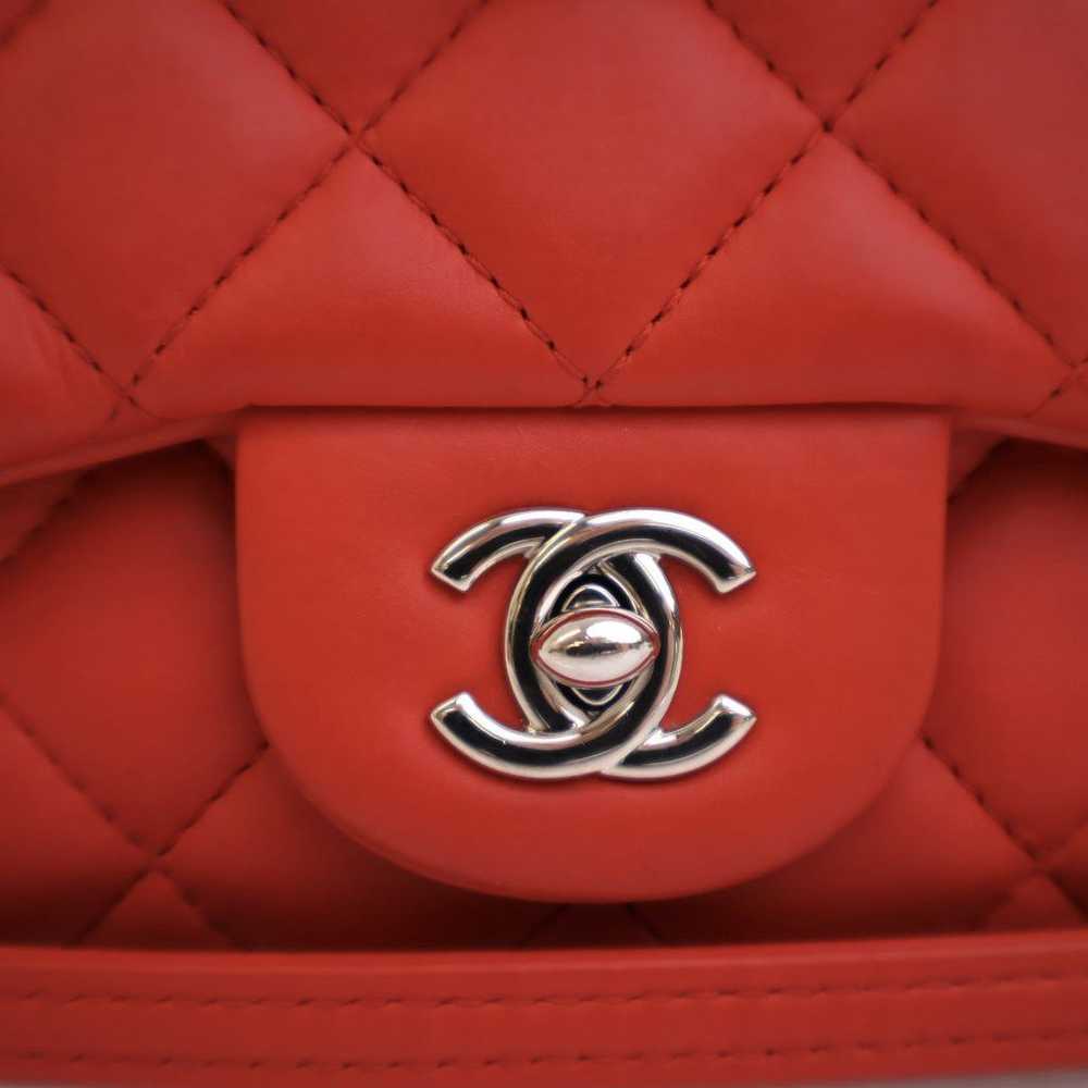 Chanel Chanel Seasonal Flap Red Lambskin - image 4