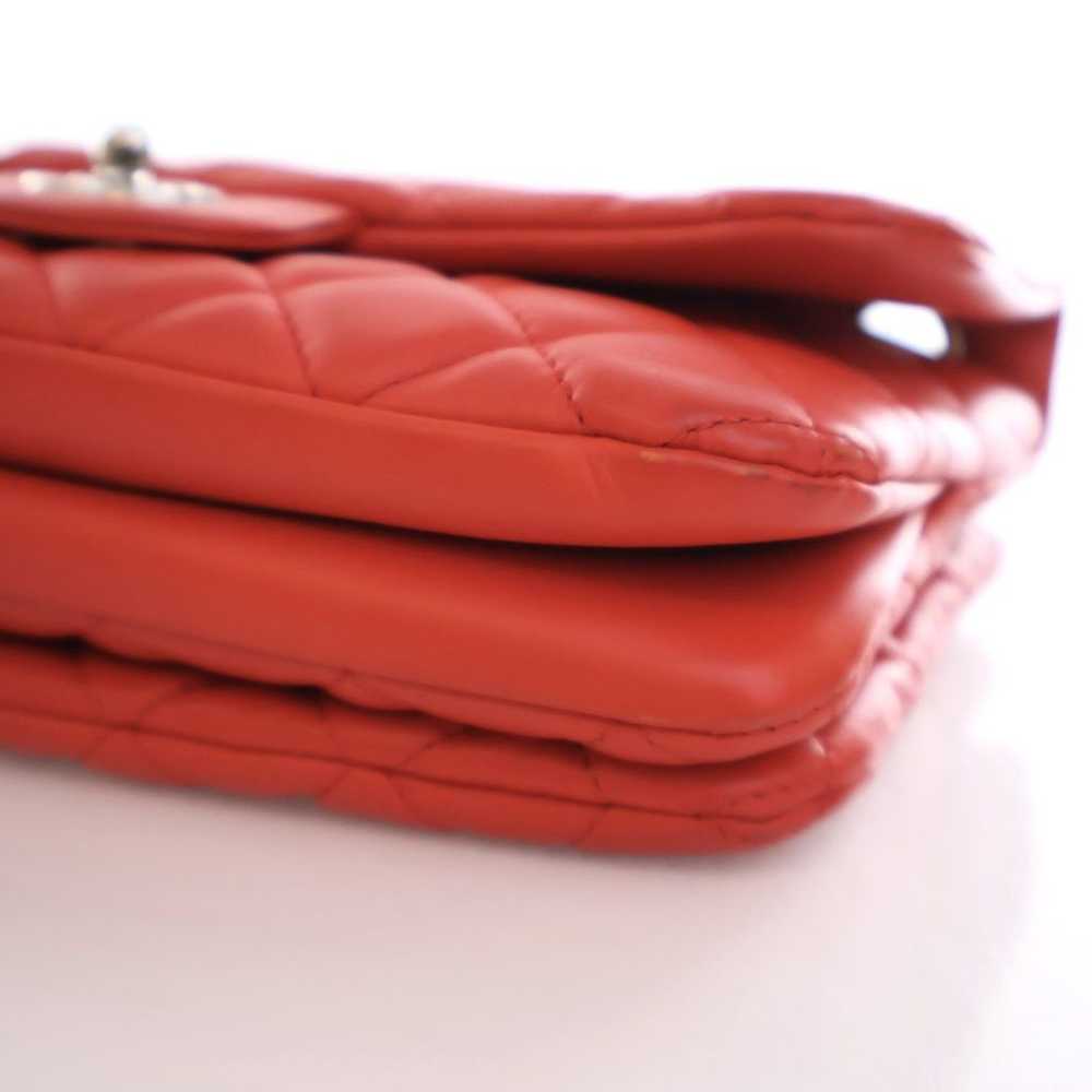 Chanel Chanel Seasonal Flap Red Lambskin - image 8