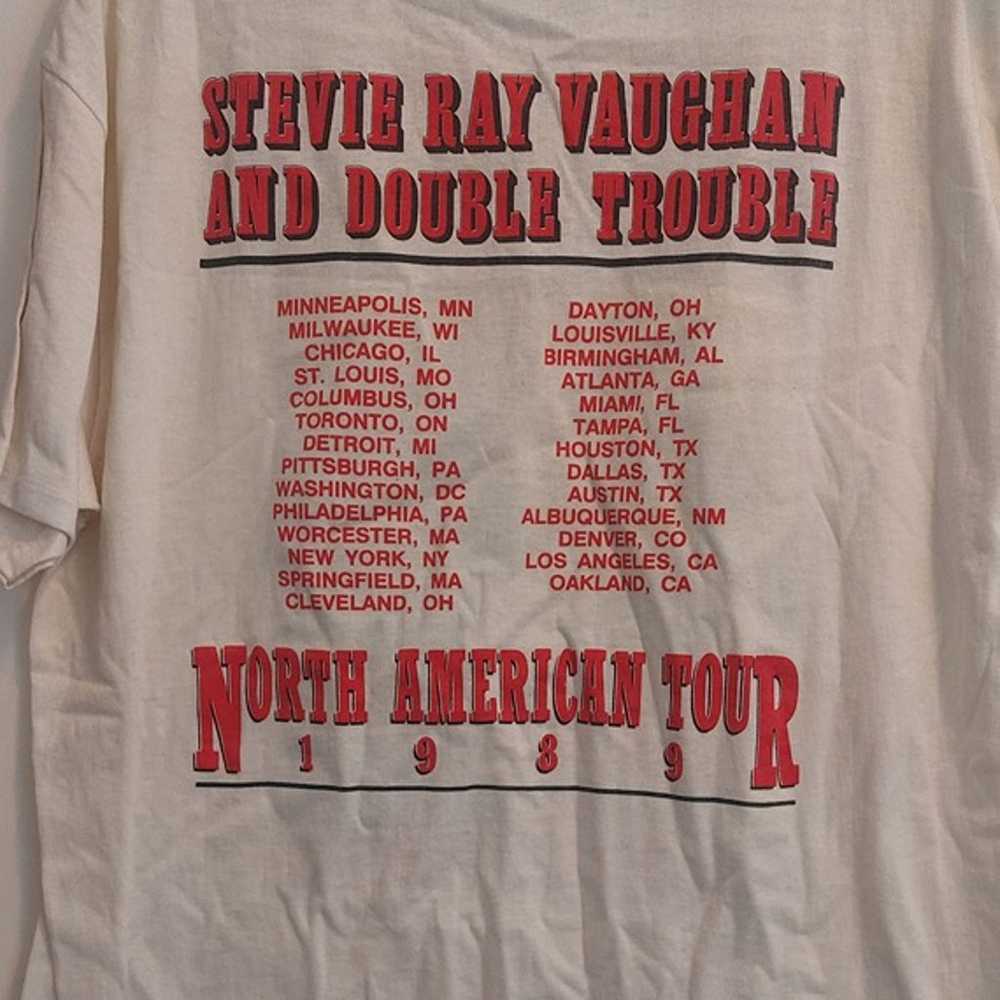 Stevie Ray Vaughn Concert Shirt from 1989 - image 2