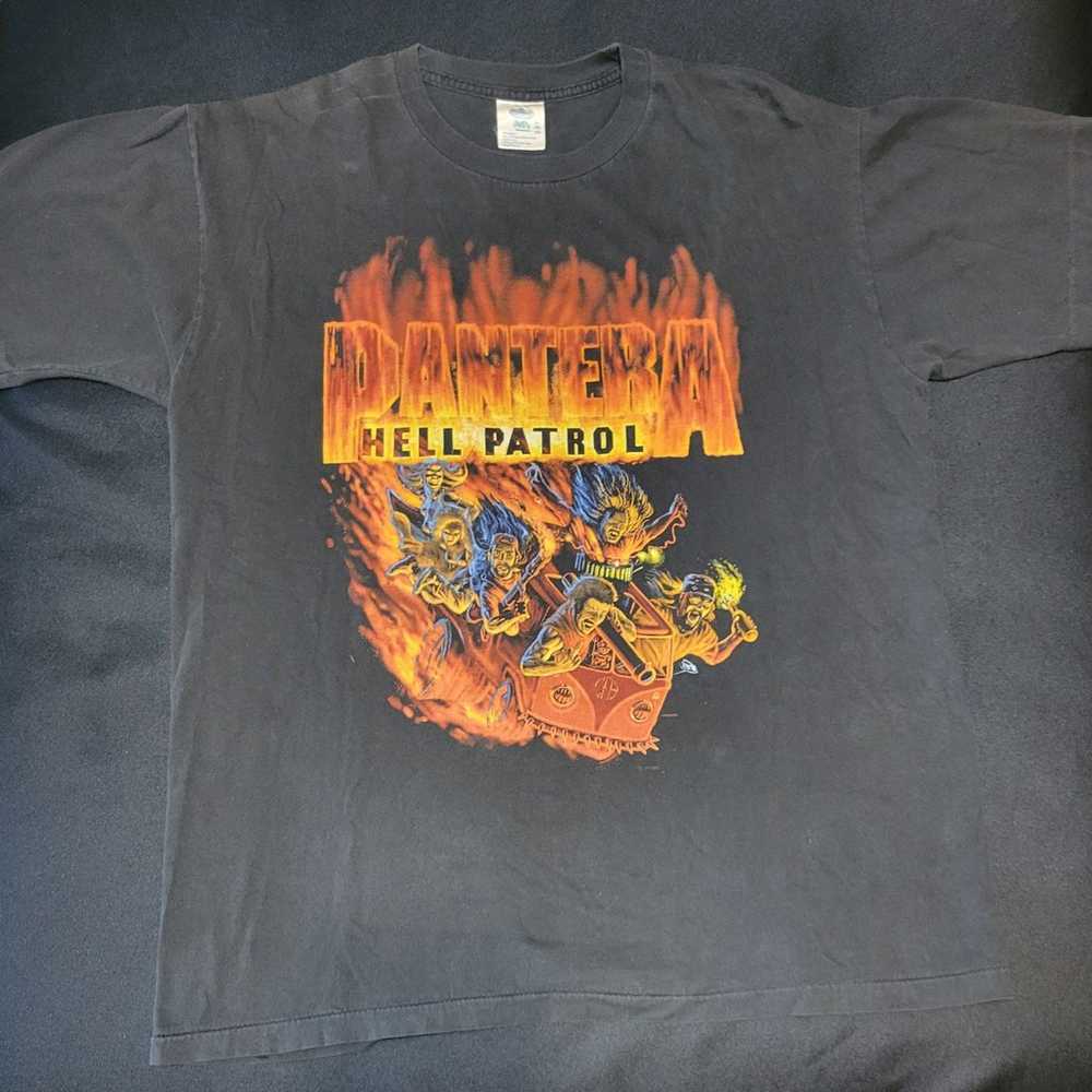 Vintage 1997 Pantera Hell Patrol Tshirt - image 1