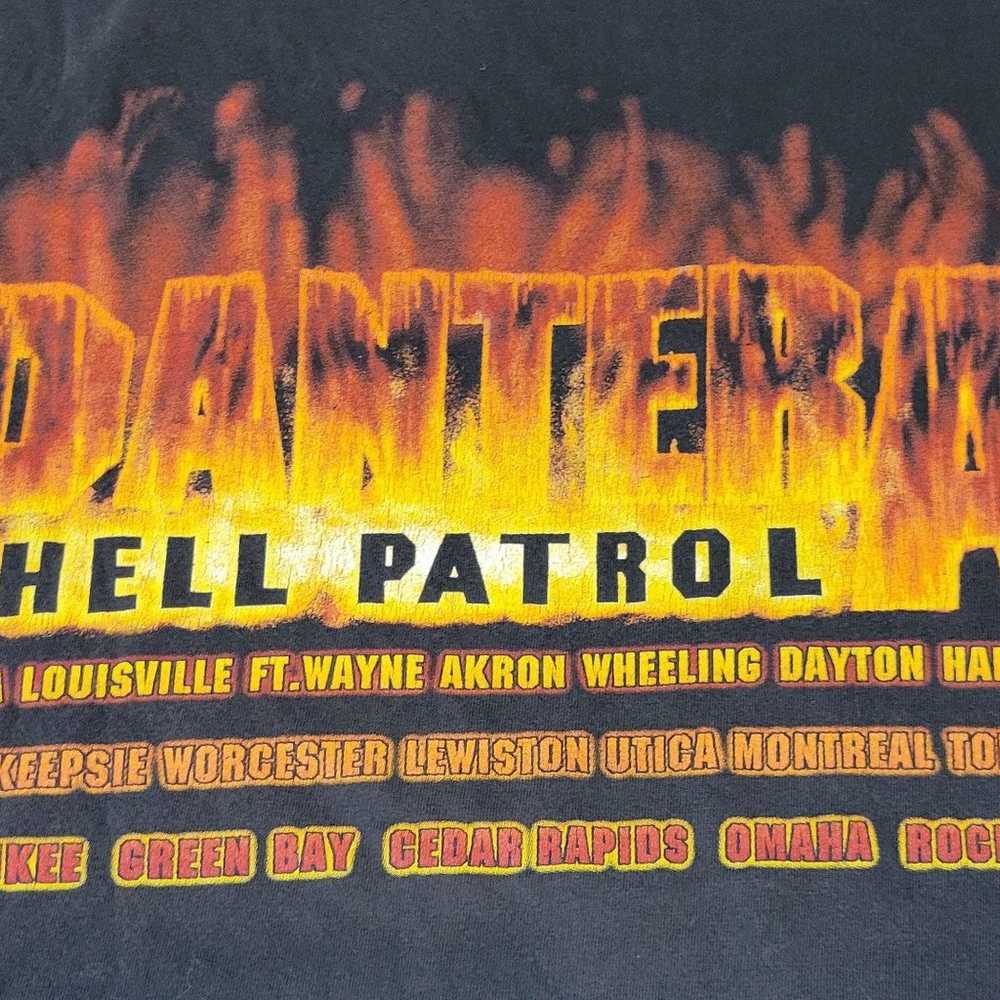 Vintage 1997 Pantera Hell Patrol Tshirt - image 9