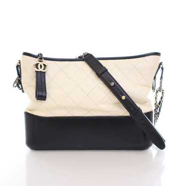 Chanel Chanel Gabrielle Hobo Bag Large Beige Calf… - image 1