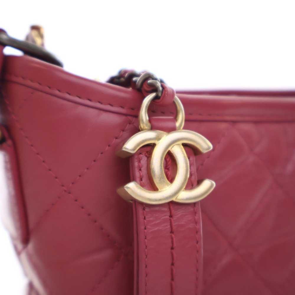 Chanel Chanel Gabrielle Hobo Bag Small Pink Distr… - image 4