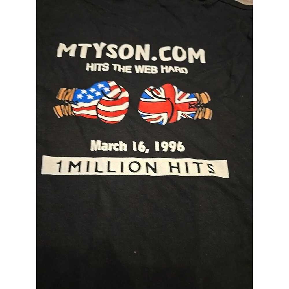 Vintage Mike Tyson OLD DOMAIN LOGO One million hi… - image 2