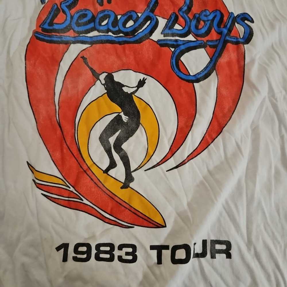 The Beach Boys Shirt Mens 2X White 100% Cotton 19… - image 2