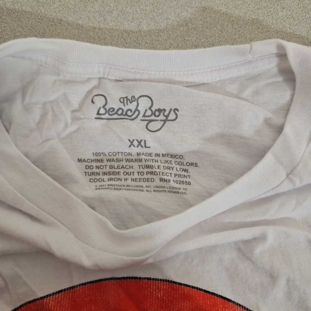 The Beach Boys Shirt Mens 2X White 100% Cotton 19… - image 3