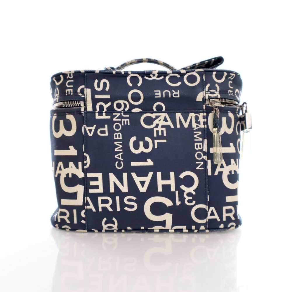 Chanel Chanel Vanity Bag Blue Canvas - image 12