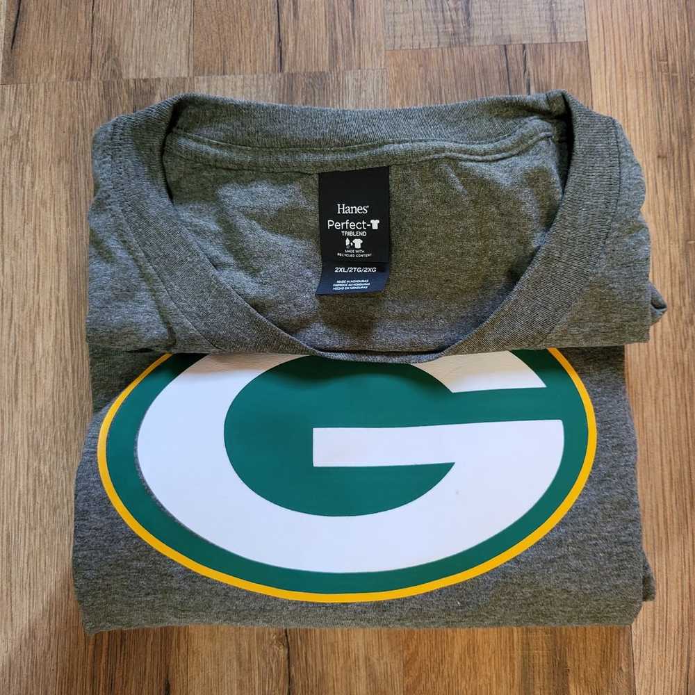 Green Bay Packers T Shirt Men's Size 2XL - image 3