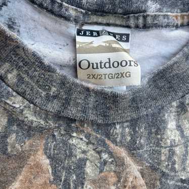 vintage jerzees outdoors camo long sleeve shirt